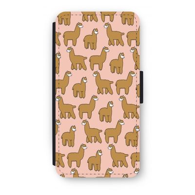 Alpacas: iPhone 8 Plus Flip Hoesje