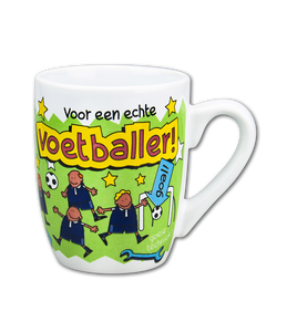 Cartoonmok voetballer
