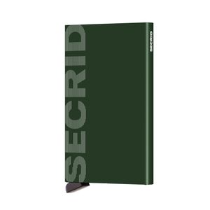 Secrid Cardprotector Kaarthouder Logo Green