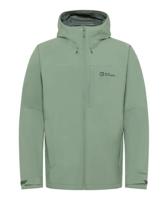 Jack wolfskin Tempest 2L Regenjas Heren Eucalyptus M