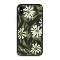 Wit bloemenpatroon: iPhone XS Max Biologisch afbreekbaar hoesje