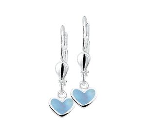 TFT Oorhangers Hart Brisur Haak Zilver Glanzend 7.8 mm x 7 mm
