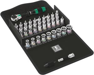 Wera 8100 SA All-in Zyklop Speed-ratelset, 1/4"-aandrijving, met vasthoudfunctie, metrisch, 42-delig - 1 stuk(s) - 05003755001