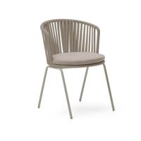 Kave Home Tuinstoel 'Saconca' Gevlochten touw, kleur Beige