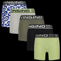 Vingino winter ondergoed jongens - lime - 5-pack Vingino winter ondergoed jongens - lime - 5-pack