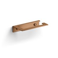 Fold toiletrolhouder zonder klep, brons geb. PVD