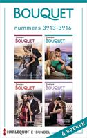 Bouquet e-bundel nummers 3913 - 3916 - Bella Frances, Anne Mather, Tara Pammi, Cathy Williams - ebook