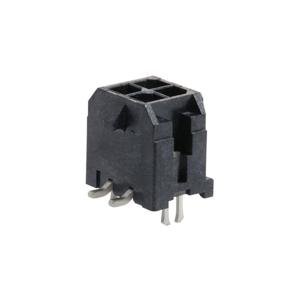 Molex 430450415 Male header, inbouw (standaard) Totaal aantal polen: 4 Rastermaat: 3 mm Inhoud: 1 stuk(s) Tape on Full reel