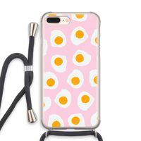Dancing eggs: iPhone 8 Plus Transparant Hoesje met koord Dancing eggs: iPhone 8 Plus Transparant Hoesje met koord