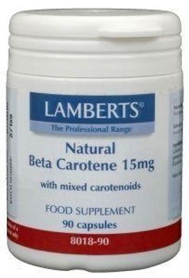 Vitamine A 15mg natuurlijke (beta caroteen)