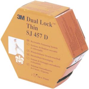 3M SJ 457D Dual Lock Klittenband Om vast te plakken Paddenstoel (l x b) 5000 mm x 25 mm Doorschijnend 5 m