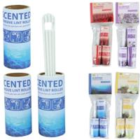 Lint roller met geur 20 cm 4 assorti set van 3 | 24 stuks