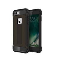 iPhone 7 Plus & 8 Plus robuust pantser TPU + Kunststof back cover Hoesje (zwart)