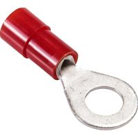Ringkabelschoen geisoleerd 0,5 - 1,0mm M5 rood 100 stuks