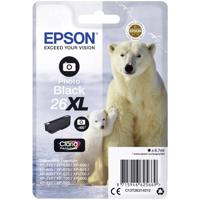 Epson Inktcartridge T2631, 26XL Origineel Foto zwart C13T26314012 - thumbnail