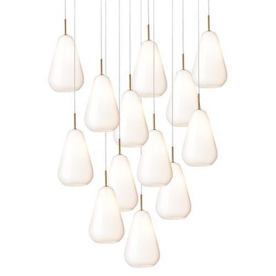 Nuura Anoli 13 Hanglamp - Goud - Opaal