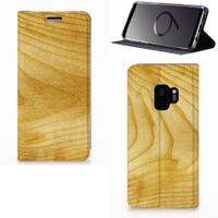 Samsung Galaxy S9 Book Wallet Case Licht Hout