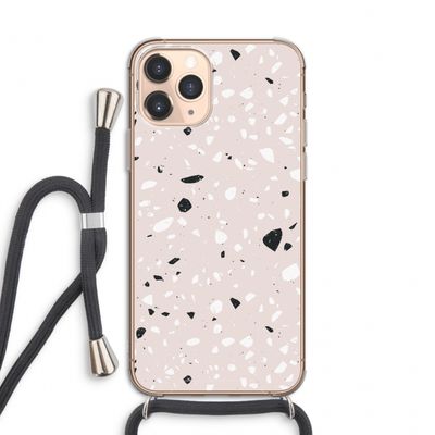 Terrazzo N°20: iPhone 11 Pro Transparant Hoesje met koord