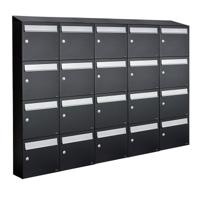 Allux Flow Set 5-Breed, 4-Hoog Met Dak Zwart - 40040070_5x4d