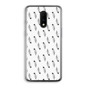 Pluimen: OnePlus 7 Transparant Hoesje