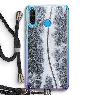 Snøfall: Huawei P30 Lite Transparant Hoesje met koord