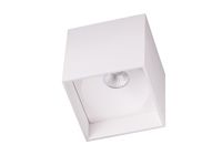 BC0002 LED-opbouwarmatuur Vierkant 1x6,5W 2700K Dimbaar Wit