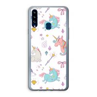Fantasiewereld: Samsung Galaxy A20s Transparant Hoesje