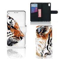 Hoesje Xiaomi Redmi 7A Watercolor Tiger | Portemonnee hoesje