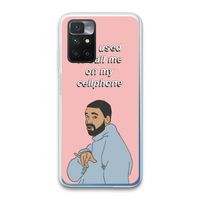 Hotline bling: Xiaomi Redmi 10 Transparant Hoesje