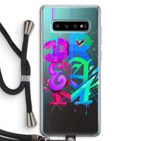 Dream: Samsung Galaxy S10 Plus Transparant Hoesje met koord