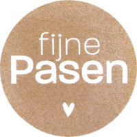 Etiket | Cadeauetiket | papier | permanent | ∅35mm | wit/bruin | rol à 500 stuks