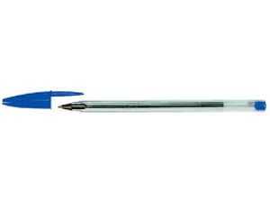 Balpen Bic Cristal blauw medium doos 90+10 gratis