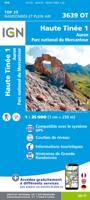 Wandelkaart - Topografische kaart 3639OT Haute Tinée 1 | IGN - Institut Géographique National
