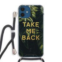 Take me back: iPhone 12 Transparant Hoesje met koord