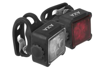 AXA Niteline 44-R Lichting set USB - Zwart AXA Niteline 44-R Lichting set USB - Zwart