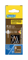 Rapid Blindklinknagels Verkoperd | Ø4 x 10 mm | Incl. Boor | 50 Stuks - 5001462 Rapid Blindklinknagels Verkoperd | Ø4 x 10 mm | Incl. Boor | 50 Stuks - 5001462