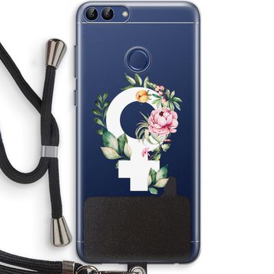 Venus: Huawei P Smart (2018) Transparant Hoesje met koord