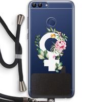 Venus: Huawei P Smart (2018) Transparant Hoesje met koord