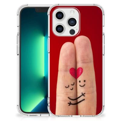 iPhone 13 Pro Max Anti Shock Bumper Case Liefde - Origineel Romantisch Cadeau