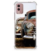 Nokia C32 Anti-shock Hoesje met foto Vintage Auto