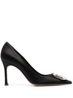 Amina Muaddi escarpins Camelia 90 mm - Noir