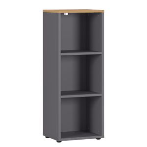 Lage smalle kantoorkast Ergonoma Eiken