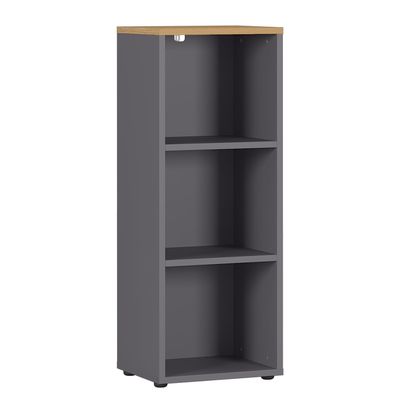 Lage smalle kantoorkast Ergonoma Eiken
