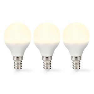 Nedis LED-Lamp E14 | G45 | 4.9 W | 470 lm | 2700 K | 3 stuks | 1 stuks - LBE14G452P3 LBE14G452P3