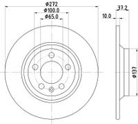 Remschijf 8DD355132701