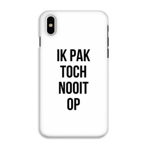 Ik pak nooit op: iPhone XS Tough Case