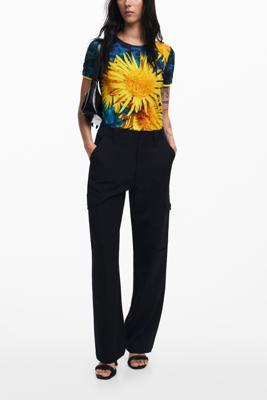 Zonnebloem T-shirt - BLUE - S