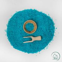 Sensomotorische speelrijst - Blauw - 300 gram - thumbnail