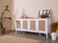 Dressoir MOUNTY 4 deuren wit
