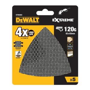 DeWALT DTM3093 Mesh Schuurgaas Driehoek 93x93mm K120 VE=5